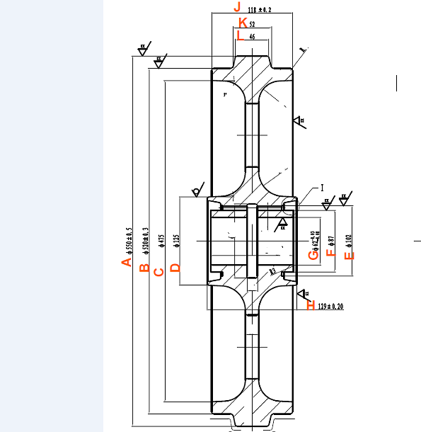 D31 IDLER TEKENNING