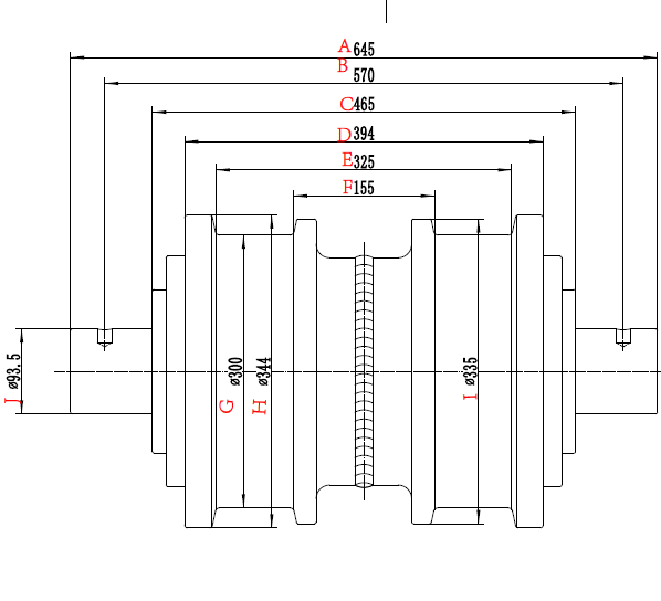 DISEGNO DEL RULLO D475