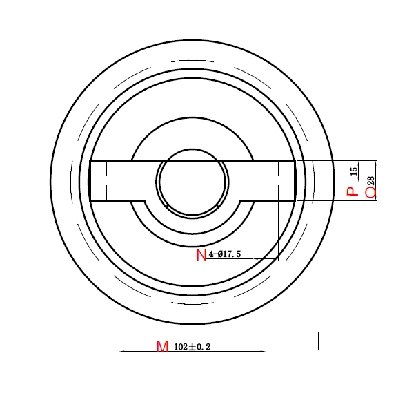 DRAWING D31 TRACK ROLLER