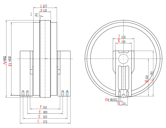 PC1250 GUKURIKIRA IDLER