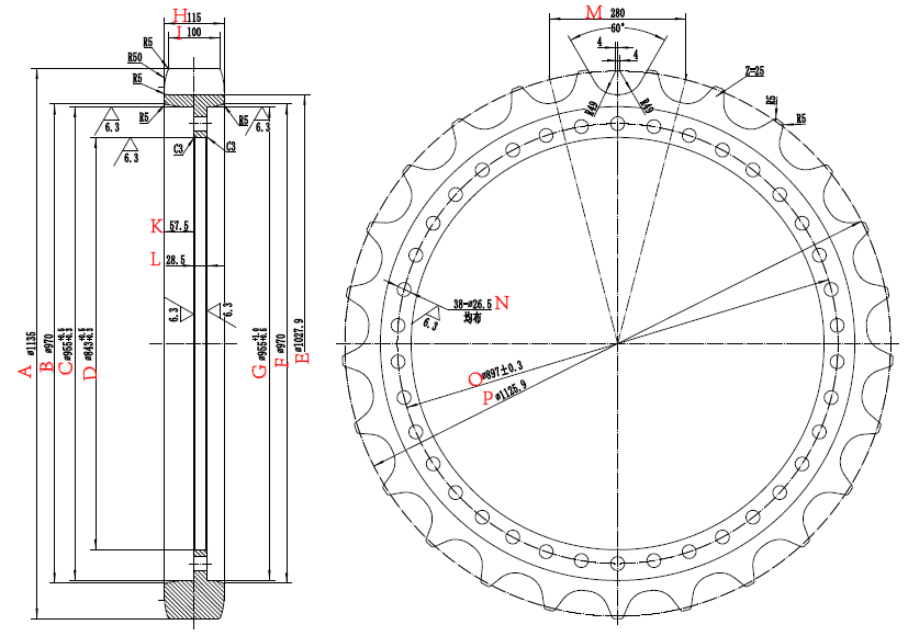 pinion PC1250