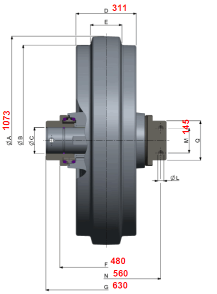 PC2000-8 neaktiva GRP